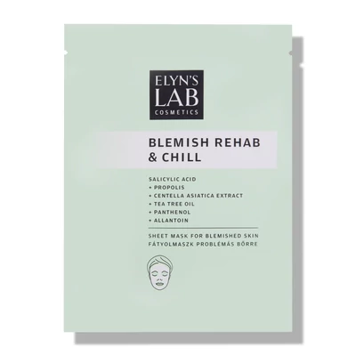 Mască tip șervețel Blemish Rehab &amp; Chill pentru ten problematic