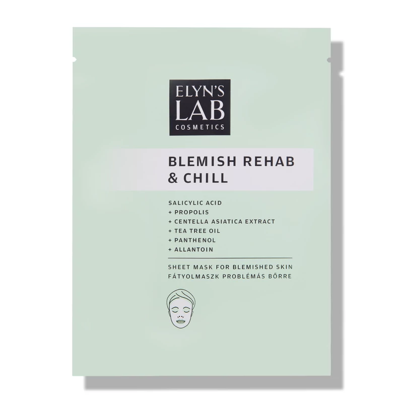 Mască tip șervețel Blemish Rehab &amp; Chill pentru ten problematic