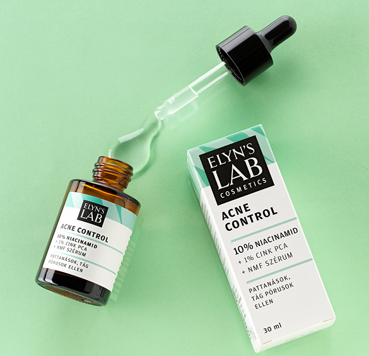 SER ACNE CONTROL CU 10% NIACINAMIDĂ + 1% ZINC PCA + NMF PENTRU TEN GRAS, PREDISPUS LA ACNEE